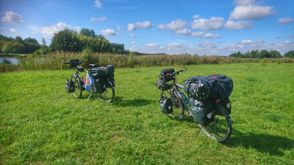 Ein Tag auf FahrradWeltreise Litauen Ostwärts nach Westen